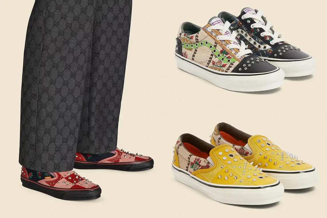 “Step Out in Style with the Gucci Continuum Collection on Vans Classics”