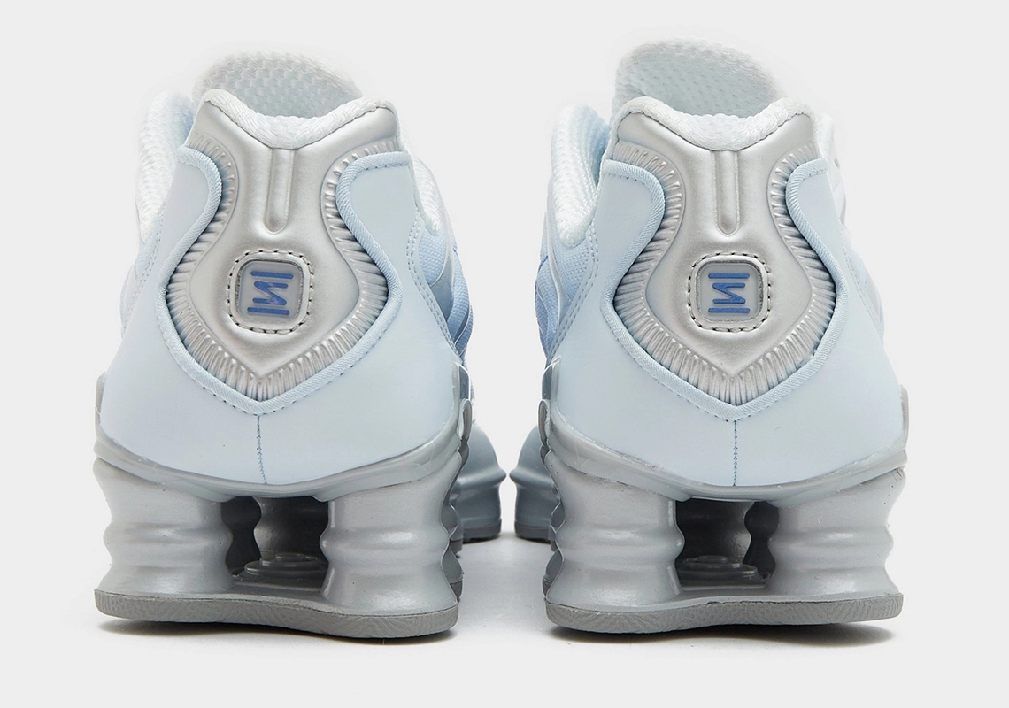 Nike Shox TL Drops with Gradient Sky Design and Grey Pistons
